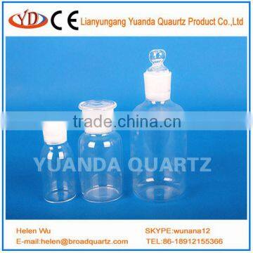 quartz glass reagent bottle for lab 50ml