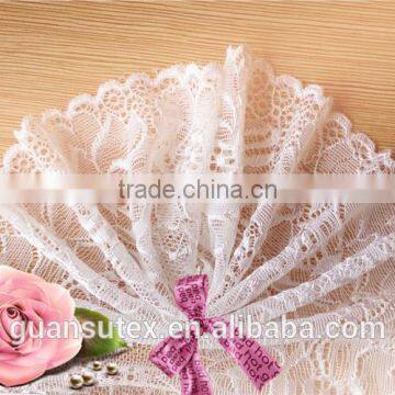Bright Yarn Rose Flower Pattern French Lace Trimming For Prom Dresses photo-3