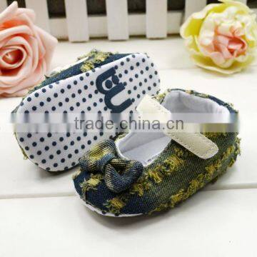 Jeans Baby Shoes Newborn Girls Dress Baby Shoes photo-3