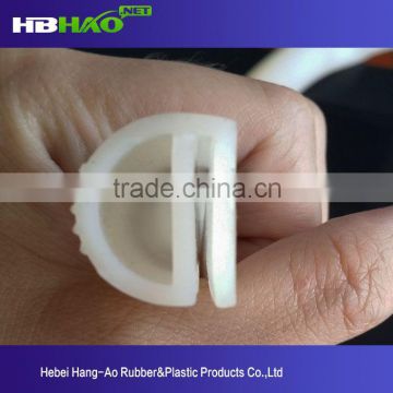 silicone rubber foam soft foam rubber strip transparent silicon rubber strip clear silicone shower door seal strip