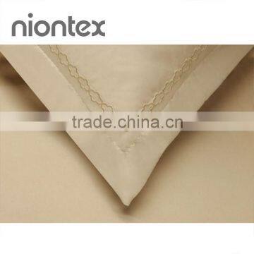 Wrinkle Resistant Microfiber Clouds Embroidered Duvet Cover Microfiber Bedding Set for Wholesale photo-2