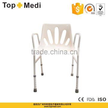 Aluminum handicap bath shower chair with seat for bathroom&toilet