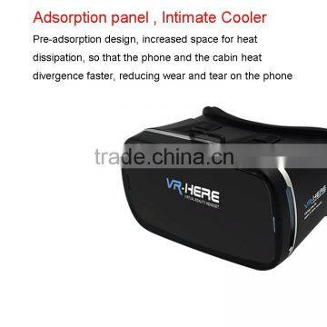 Professional Factory Supply active vr 2 glasses shinecon headset with screen