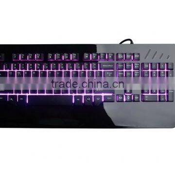 Big palam rest ergonomic metal water-proof gaming computer virtual mechanical keyboard