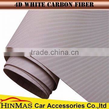 Hinmas 1.52x30m Air Free Bubbles Carbon Fiber 4d Vinyl Wraps High Glossy photo-2