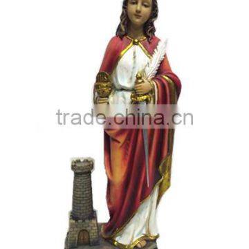 2016 factory virgin Mary religious statue mary with the baby cross figurine