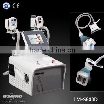 Portable 2 in 1 Cryolipolysis Fat Freeze Cellulite therapy Machine with Vacuum RF Roller skin tighten and weight loss machine