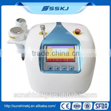 2016 new multifunction salon home use vacuum tripolar rf cavitation rf