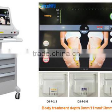 best selling HIFU face lifting & body slimming & skin tightening machine