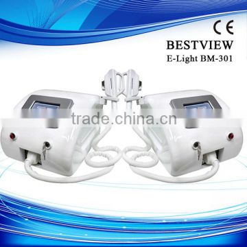 CE approved powerful 2 in 1 hair removal machine ipl + elight + shr