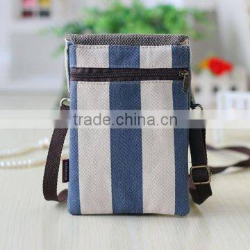 China Supplier High Quality Canvas Mobile Phone Shoulder Bag With Handles photo-2