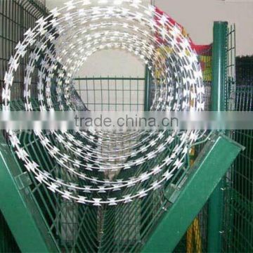 hot dipped galvanized razor Wire Blade BTO 22/ BTO 30/CBT 65