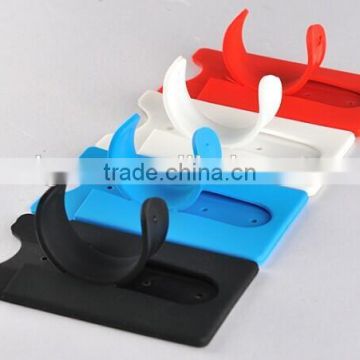 Silicone phone pouch with holder