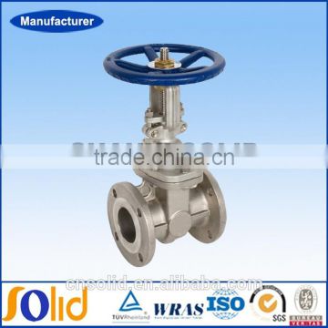 Good Quality China Manual Operated Flange End Stainless Steel Gate Valve