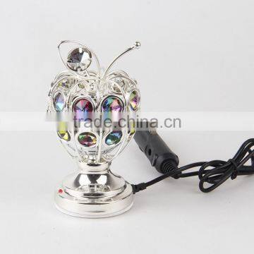 Wholesale Golden Electric Incense Burner Apple Shape Censer Use in Car