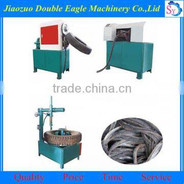 used tire recycling machine/ block tire cutter/ tire strips cutter