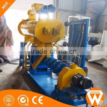 Hot sale China Strongwin prawn carp tilapia fish feed extruder machine price