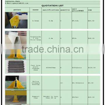 GRP FRP Support Beam Pultruded Profile photo-2