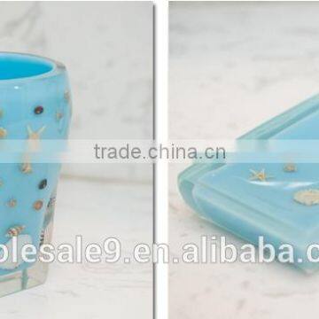2015 Ocean Series Shell Design Resin Bathroom Accessories Set , Bathroom Accessory Set photo-3