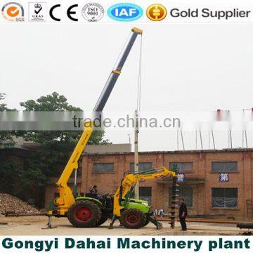 CCTV Recommened Hydraulic Digging Machine for Pole photo-2