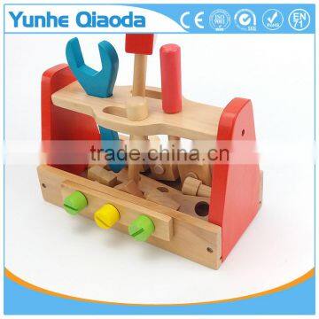 Take-Along Tool Kit Wooden Construction Toy (24 Pcs)wooden Toolbox Play Set photo-4