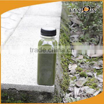 Cold Pressed Juice Recyclable Square Bottles With Safety Cap photo-3