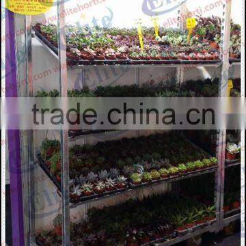 High Quality Metal Garden Flower Shelf Rack Cart photo-2