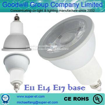 AC85-265V 3W Aluminum GU10 E11 E14 E17 COB LED Spotlight 3000K 5000K 6500K photo-3