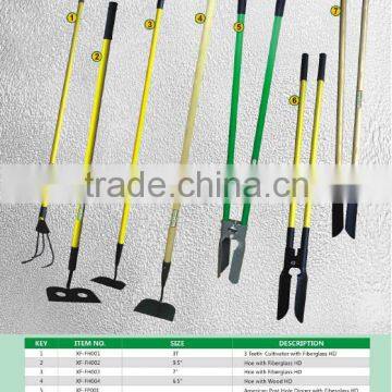 China Factory of Fibreglass Handle Post Hole Digger Farm Tools With Telescopic Antislip Handle