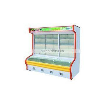 Hot sale good quality glass door grocery display freezer