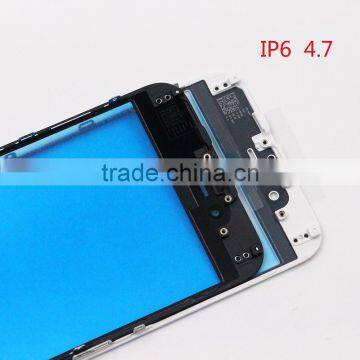 Front Outer Glass With Frame Bezel For IPhone 6 photo-4