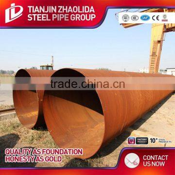 Carbon Steel Sprial Ssaw Pipe / Ssaw Steel Pipe