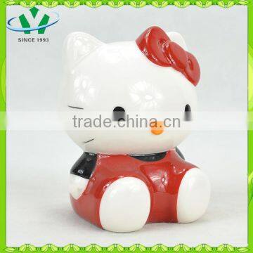 Ceramic Piggy Bank for Collect Cute Hello Kitty photo-3