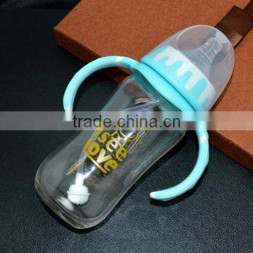 China baby care products 8oz adult glass baby bottle