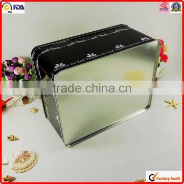 Decorative Large Container Metal Rectangle Tin Boxes for Cakes photo-3