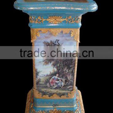 Adorable Cherubs Designed Porcelain Handicraft Small Round Table, Home Decorative Porcelain Art Table photo-5