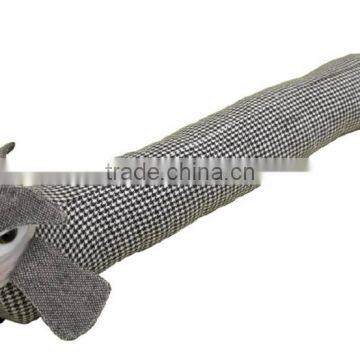 Store More Decorative Grey Plaid Animal Stuffed Door Stops photo-2