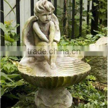 Garden Umbrella Base Resin Bird Bath Fountain