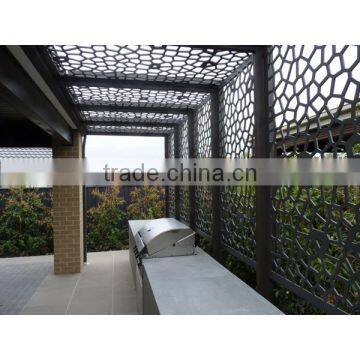 Garden Decoration Cast Vintage Design Art Aluminum Garden Privacy Fence