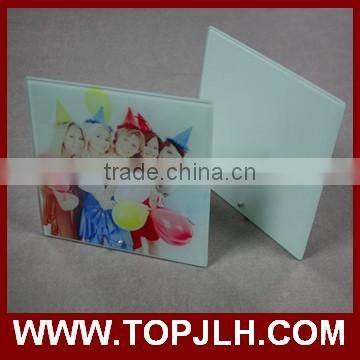 Special newest design glass sublimated digital photo frame with photos