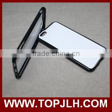 White PC Case With TPU Edge uv Printing Phone Case for Iphone 6
