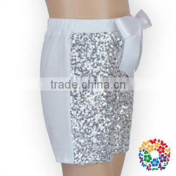 Girls Blue Sparkle Sequin Girls Birthday Sequin Shorts photo-2
