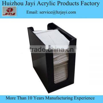 Acrylic facial tissue box holder hand paper towel dispenser