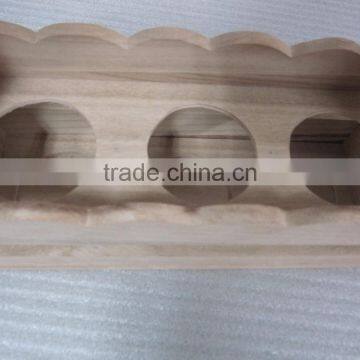 Wood Wine Box Can Hold 3 Bottles/customized Wholesale Wooden Wine Box photo-3