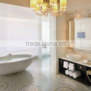 Home Decoration Luxury Hotel White Marble Stone Baths Stone Bathtub photo-4