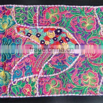 Rare Vintage Recycled Indian Textile Tapestry Fabric - - Indian Handcrafted Table Cover Cum Runner photo-2