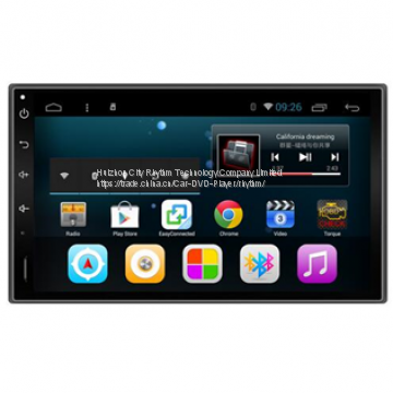 Car multimedia player with 2 DIN 7 inch Android GPS, Wifi, BT, Mirror link, smart phone and iPhone connectable