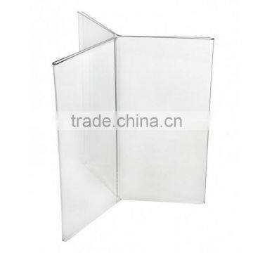 2016 New Design Rechargeable Transparent Acrylic Table Menu Stand photo-6