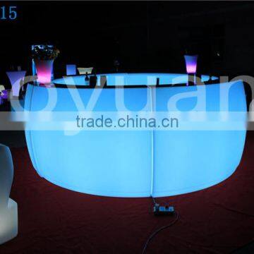 Translucent Solid Surface Luminous Led Bar Table Design photo-3