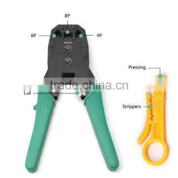RJ45 Network Cable Pipe Plier Plumbing AC Hose Crimping Tool photo-2